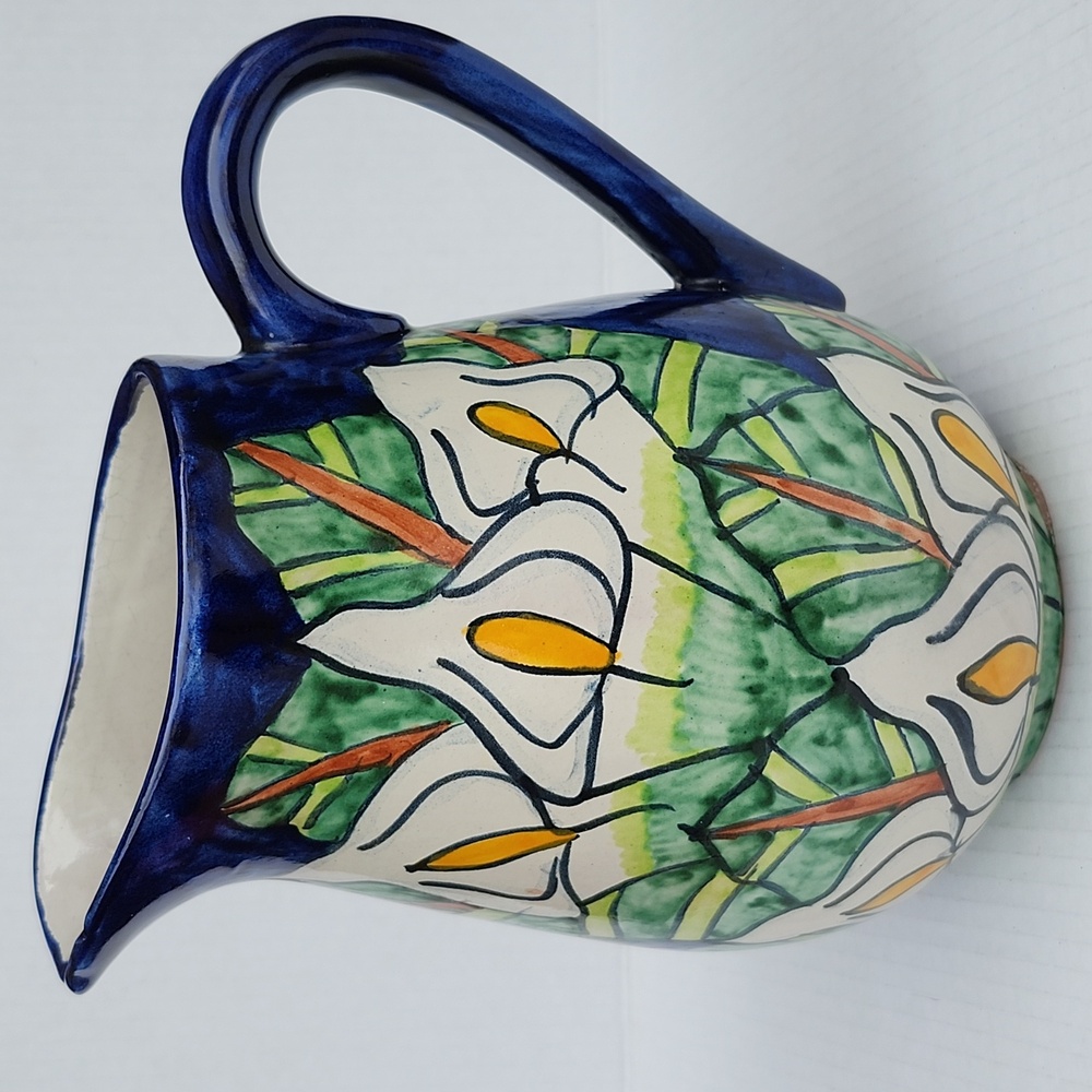 MEXICAN MAJOLICA PITCHER FOR DECOR